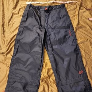 Fox Racing women's size 5 nylon windbreaker Pants